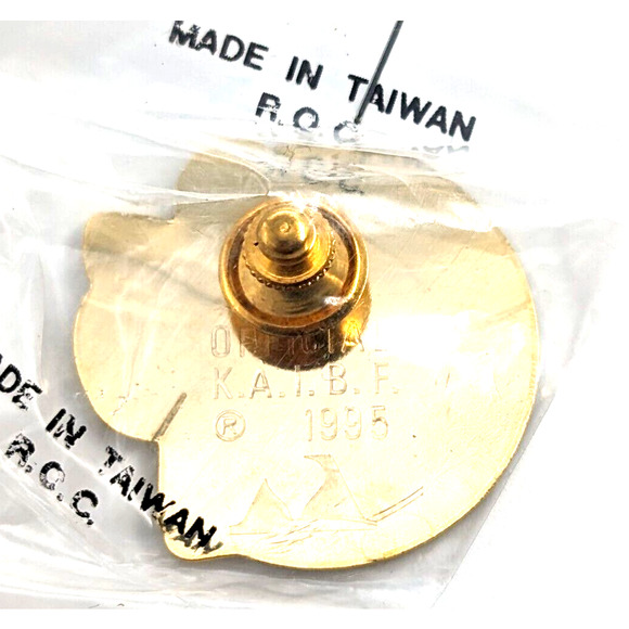 1995 Balloon Glow Albuquerque Int'l Balloon Fiesta Enamel Pin Native Man Fire.. - Picture 4 of 5